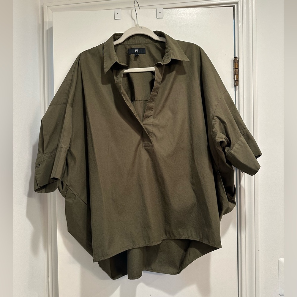Banana Republic oversize cotton shirt.